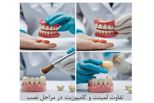فرق لمینت و کامپوزیت در مراحل نصب