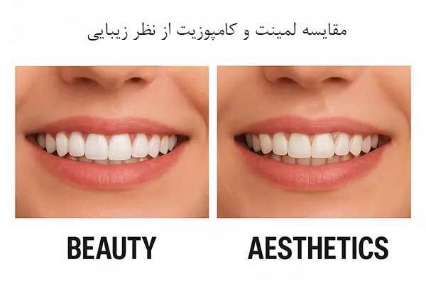 تفاوت لمینت و کامپوزیت از نظر زیبایی